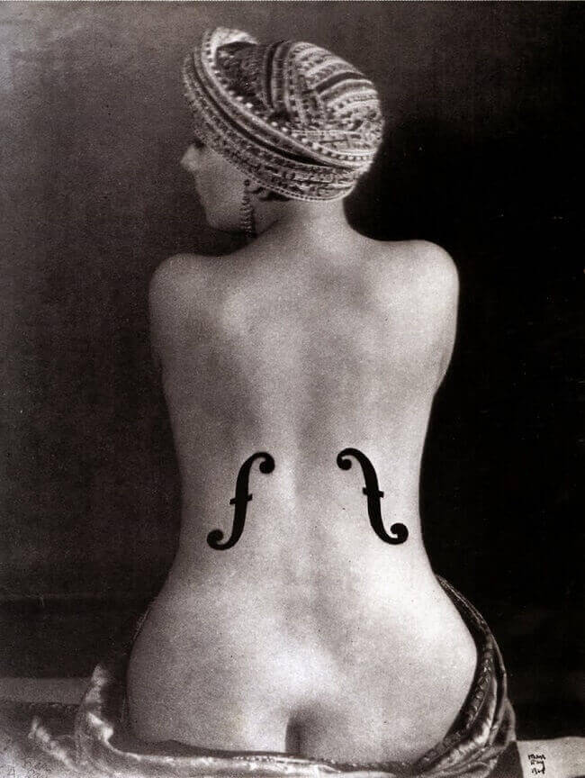 Ingre's Violin, 1924 by Man Ray